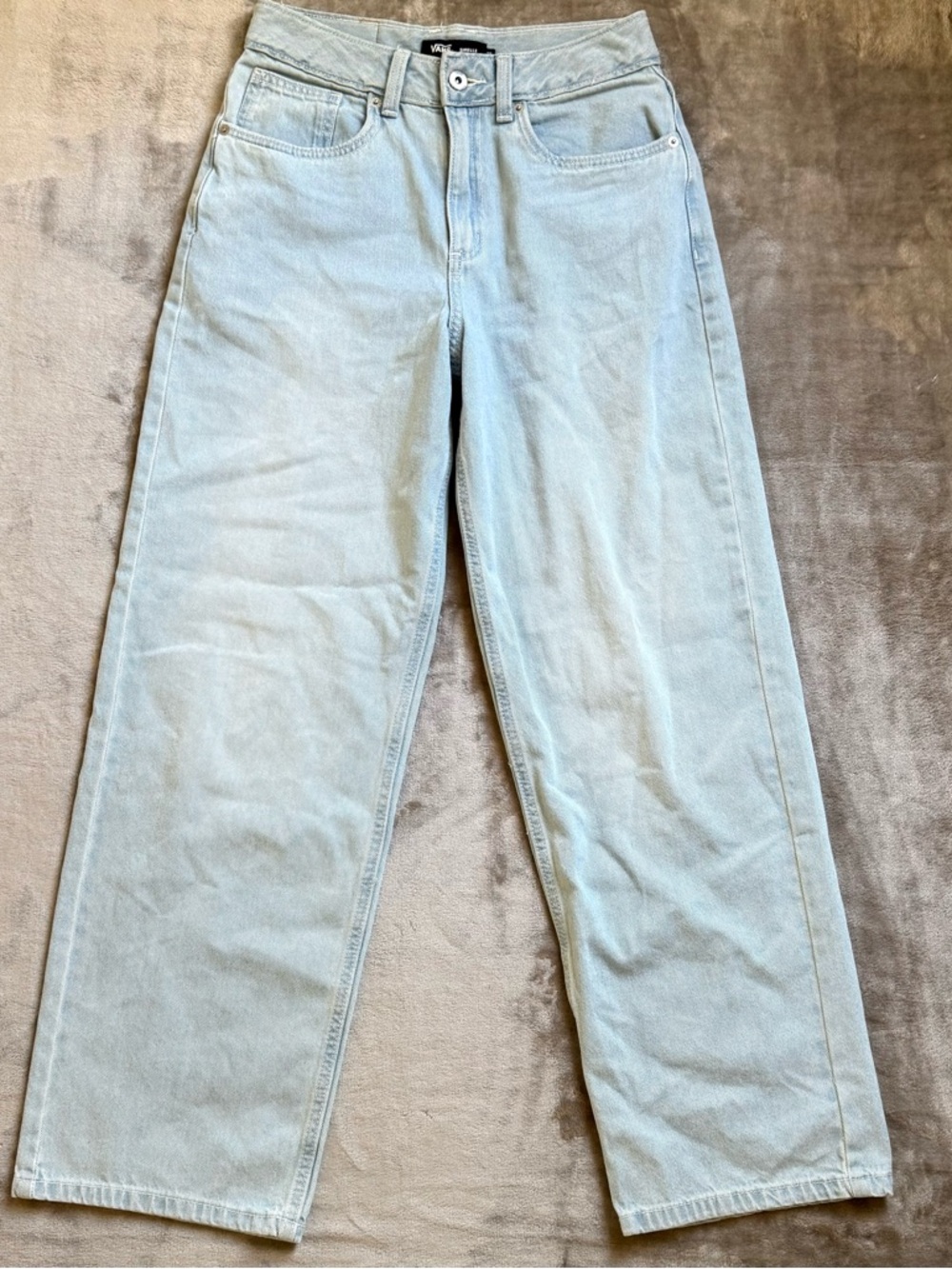 Vans Sirelle Light Wash Baggy Jeans Size 26